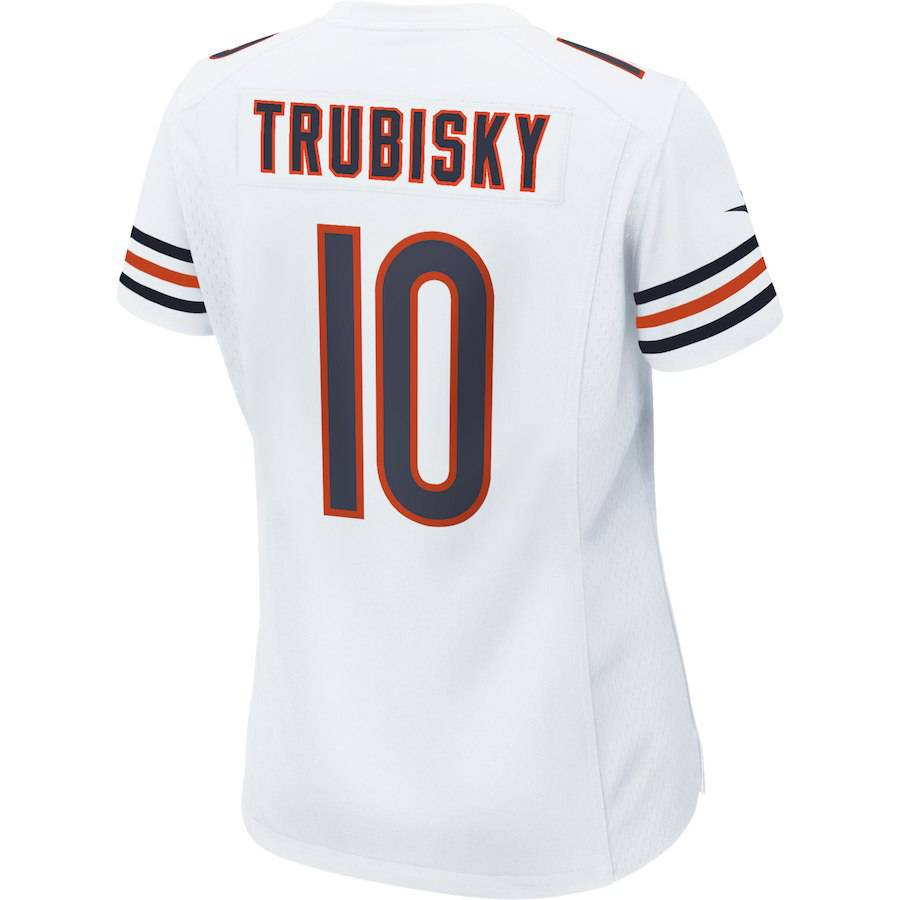 Women's Chicago Bears Mitchell Trubisky Nike White Game Jersey