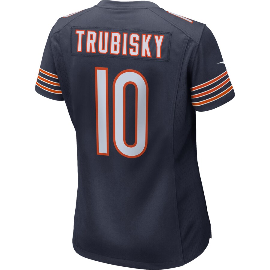 Women's Chicago Bears Mitchell Trubisky Nike Navy Game Jersey