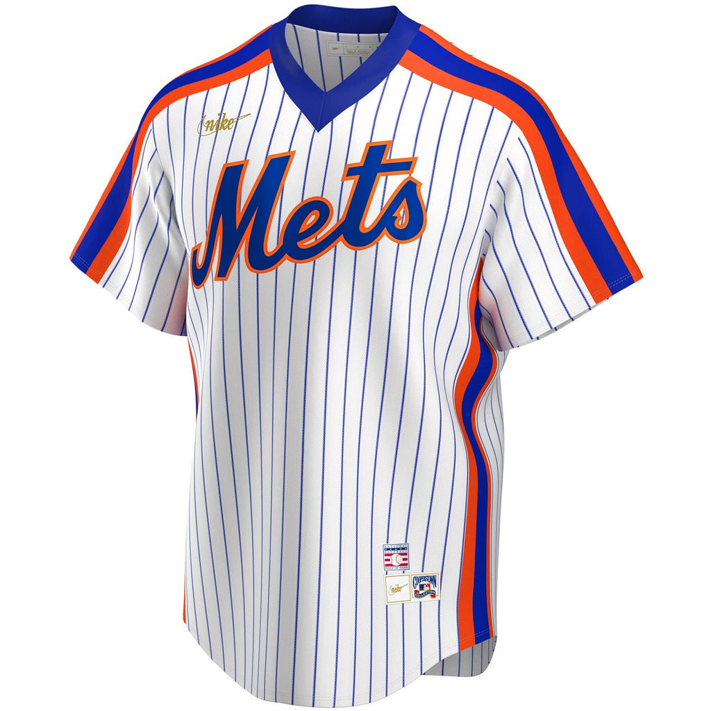 Men's Nike Tom Seaver New York Mets Cooperstown Collection Royal Pinstripe Replica Jersey