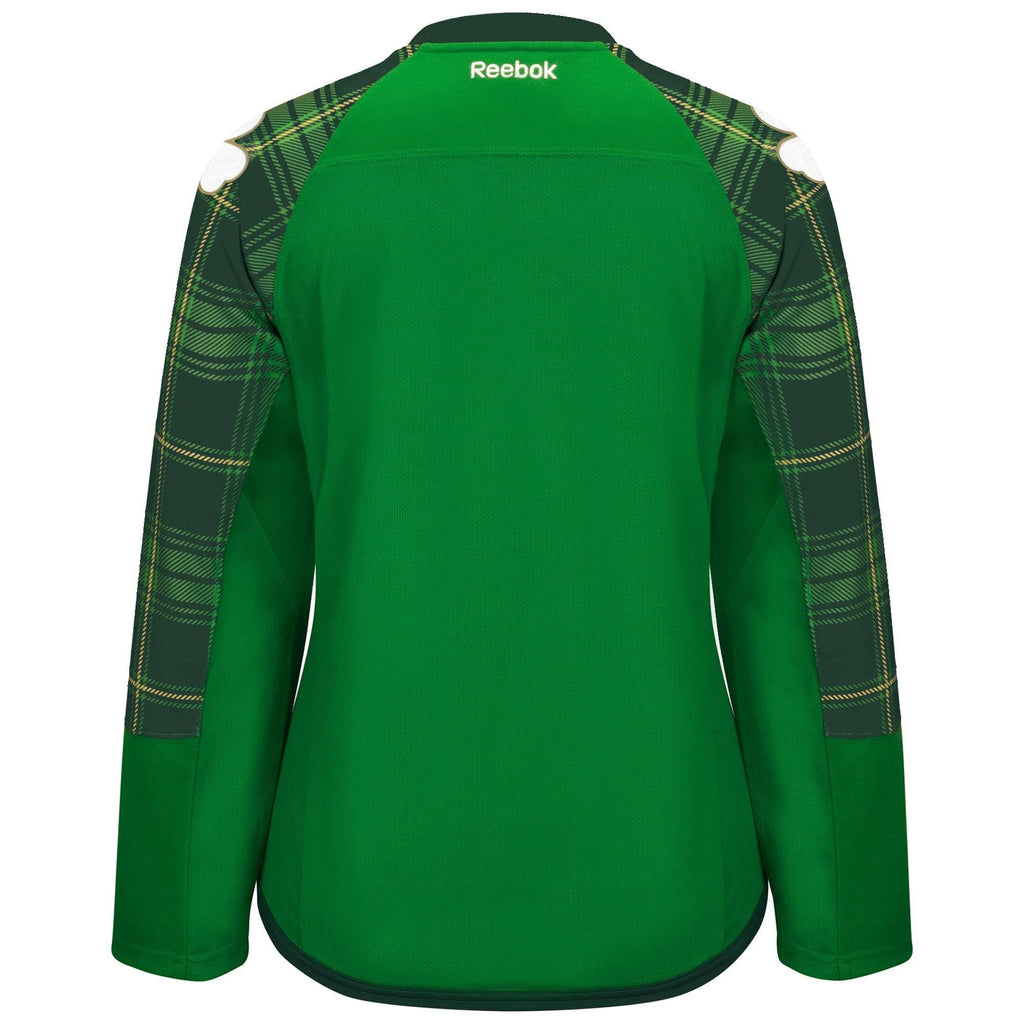 Women's Chicago Blackhawks Tartan Practice  St. Patrick's Day Replica Jersey