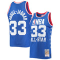Men's Mitchell & Ness Kareem Abdul-Jabbar Royal Western Conference 1985 NBA All-Star Game Swingman Jersey