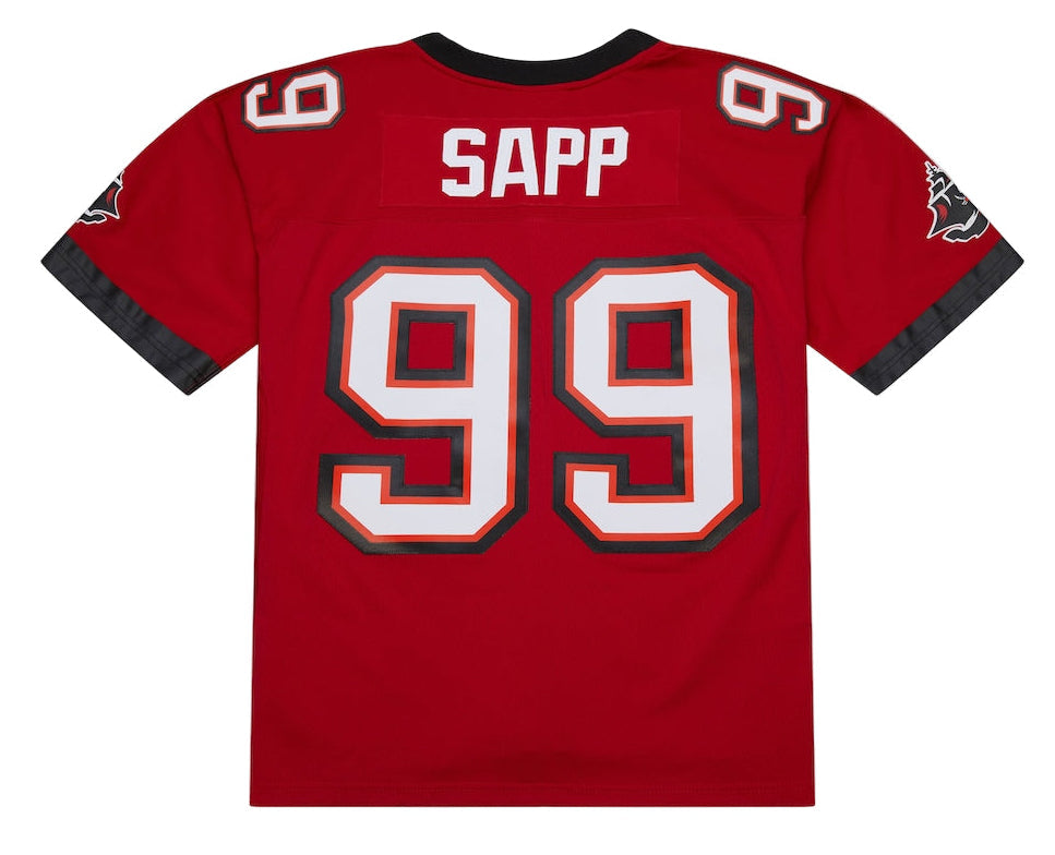 Warren Sapp Tampa Bay Buccaneers 2002 Mitchell & Ness Legacy Replica Jersey - Red