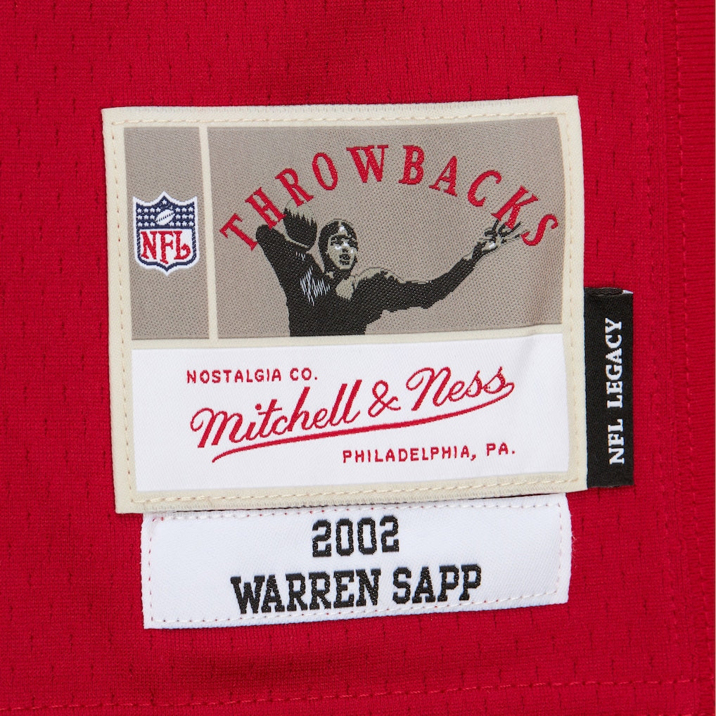 Warren Sapp Tampa Bay Buccaneers 2002 Mitchell & Ness Legacy Replica Jersey - Red