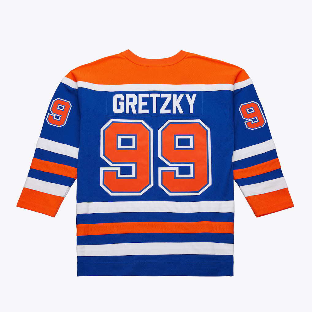 Men's Wayne Gretzky Edmonton Oilers 1986-87 Blue Power Play Player Jersey