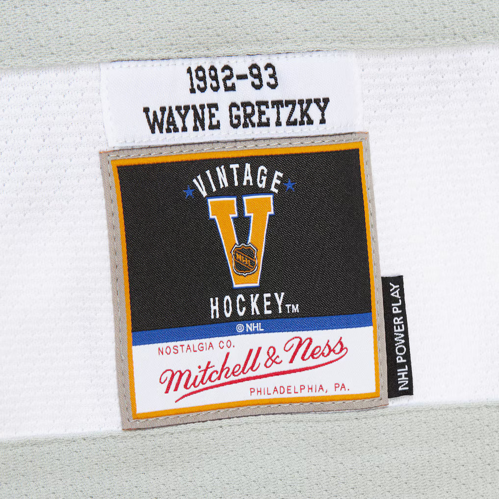 Men's Wayne Gretzky Los Angeles Kings 1992-93 Black Power Play Player Jersey