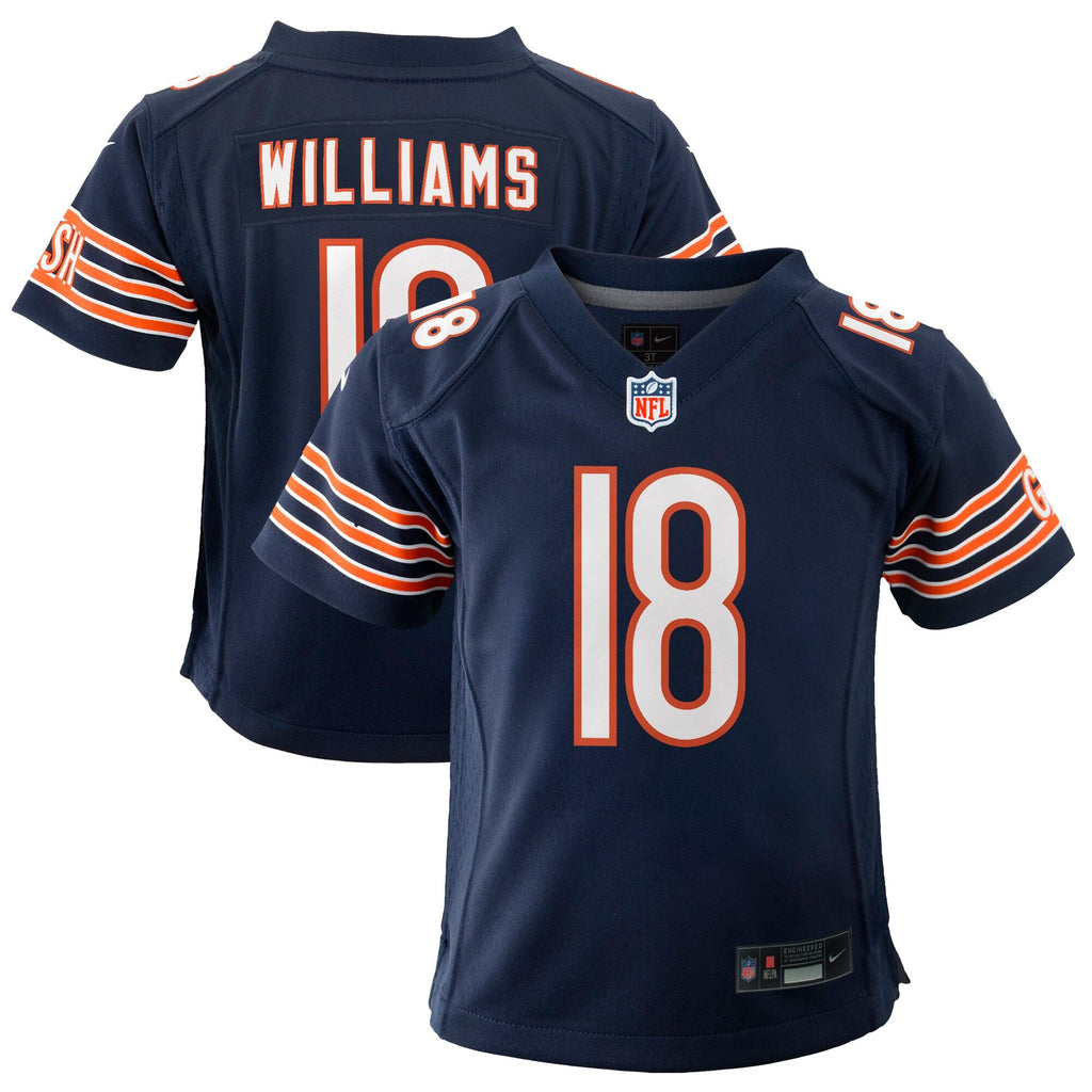 Child Caleb Williams Chicago Bears Navy Child Nike Game Jersey