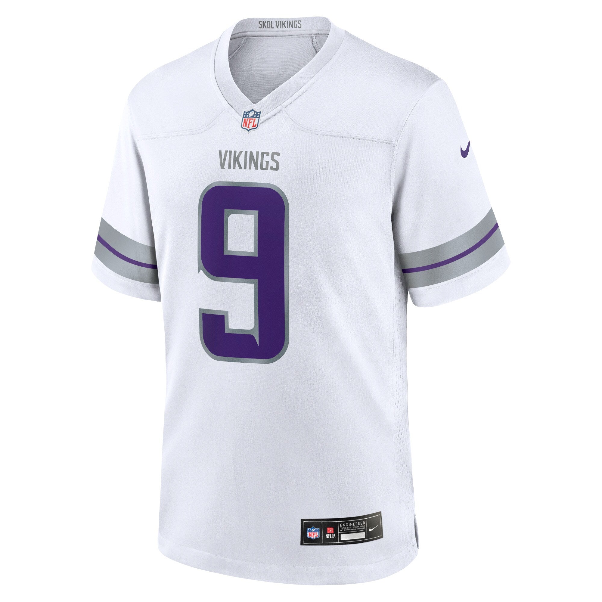 Youth Minnesota Vikings JJ McCarthy Nike White Alternate Game Player Jersey