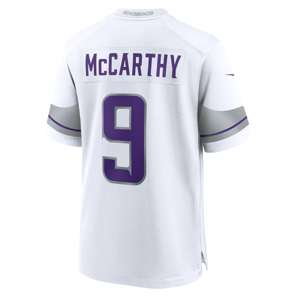 Youth Minnesota Vikings JJ McCarthy Nike White Alternate Game Player Jersey
