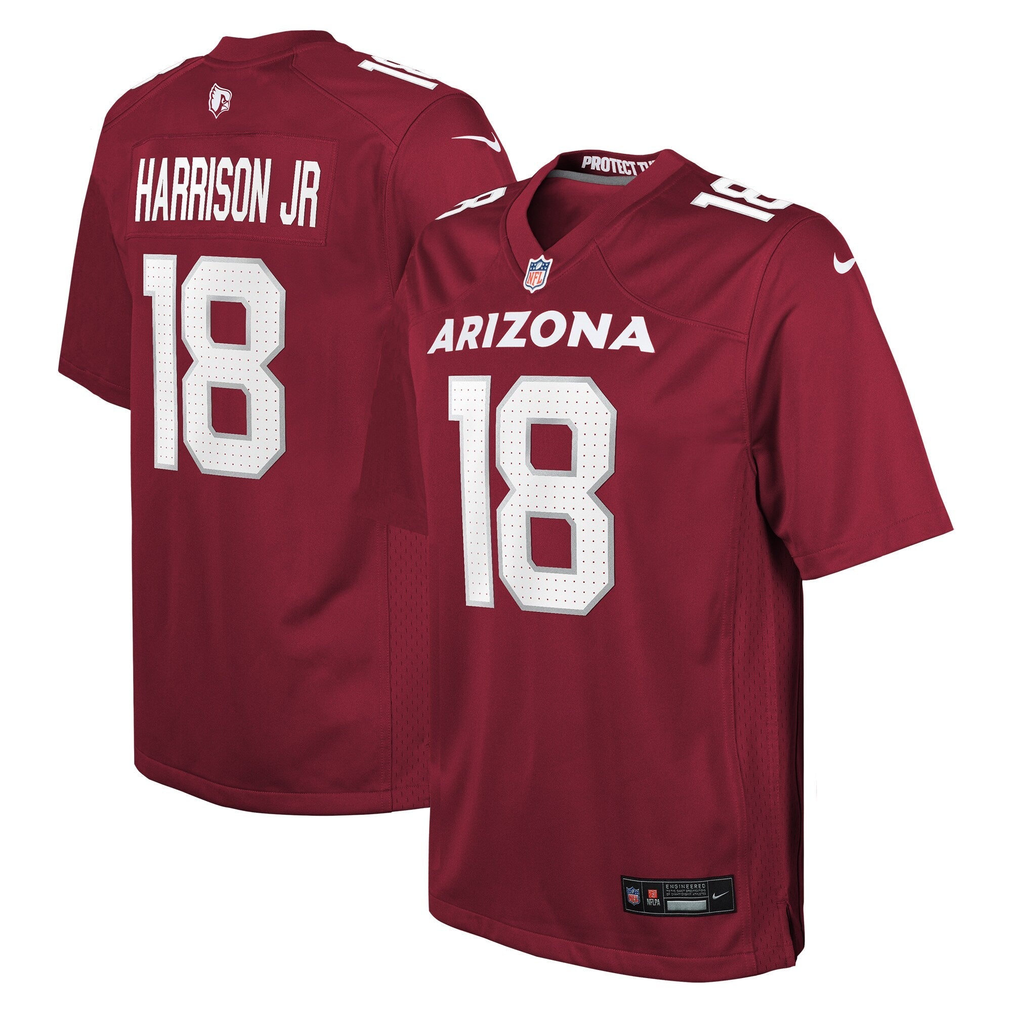 Youth Arizona Cardinals Marvin Harrison Jr. Nike Cardinal Player Game Jersey
