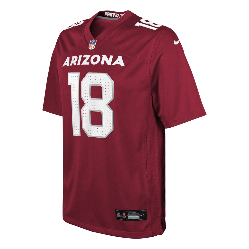 Youth Arizona Cardinals Marvin Harrison Jr. Nike Cardinal Player Game Jersey