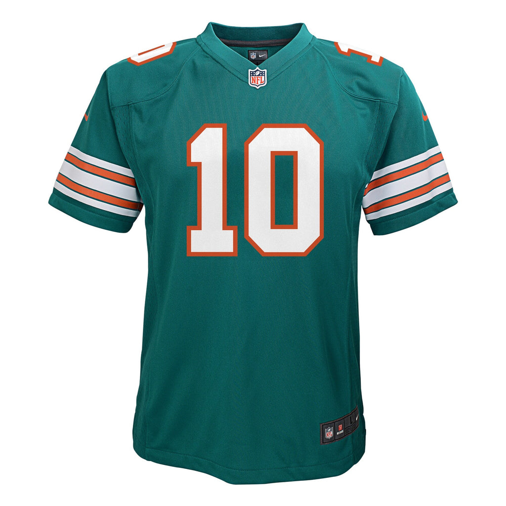Youth Nike Tyreek Hill Throwback Dark Aqua Miami Dolphins Game Jersey
